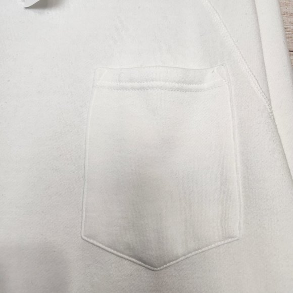 NWT And Now This Men's Size XXL Solid Fleece Off White Sweatshirt Round Neck - Picture 9 of 14